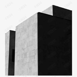 免費下載黑白風格建筑物素材與高清建筑產品PSD